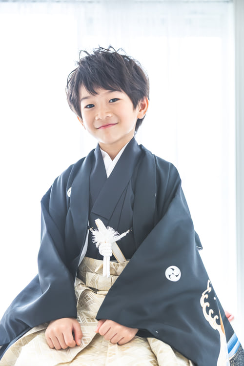 あさのたいようで撮影した五歳の七五三写真