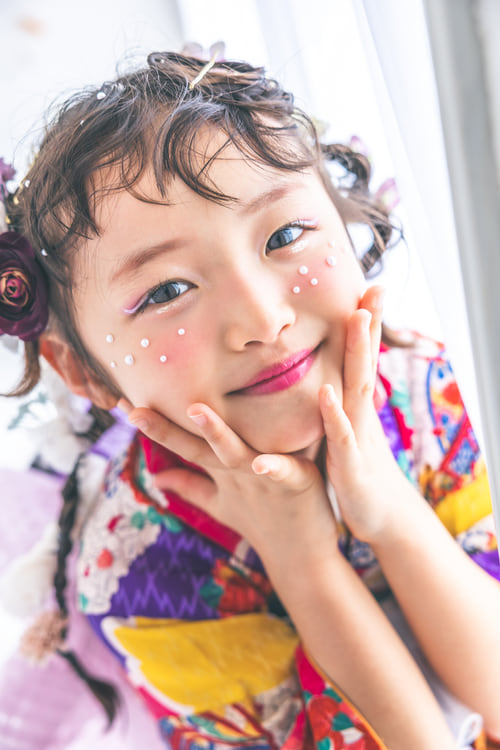 あさのたいようで撮影した七五三ポートレート
