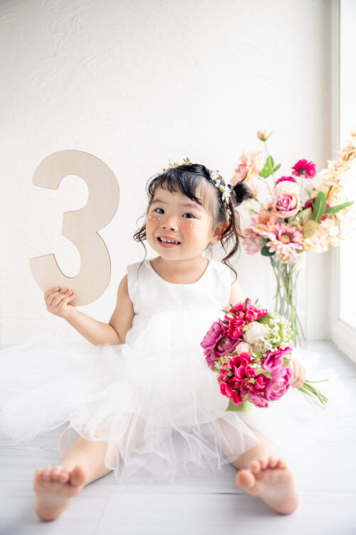 三歳七五三撮影ご来店